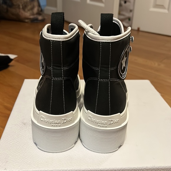Dior black and white high top sneakers - Picture 4 of 9